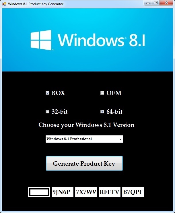 Windows 8.1 pro serial key 2017